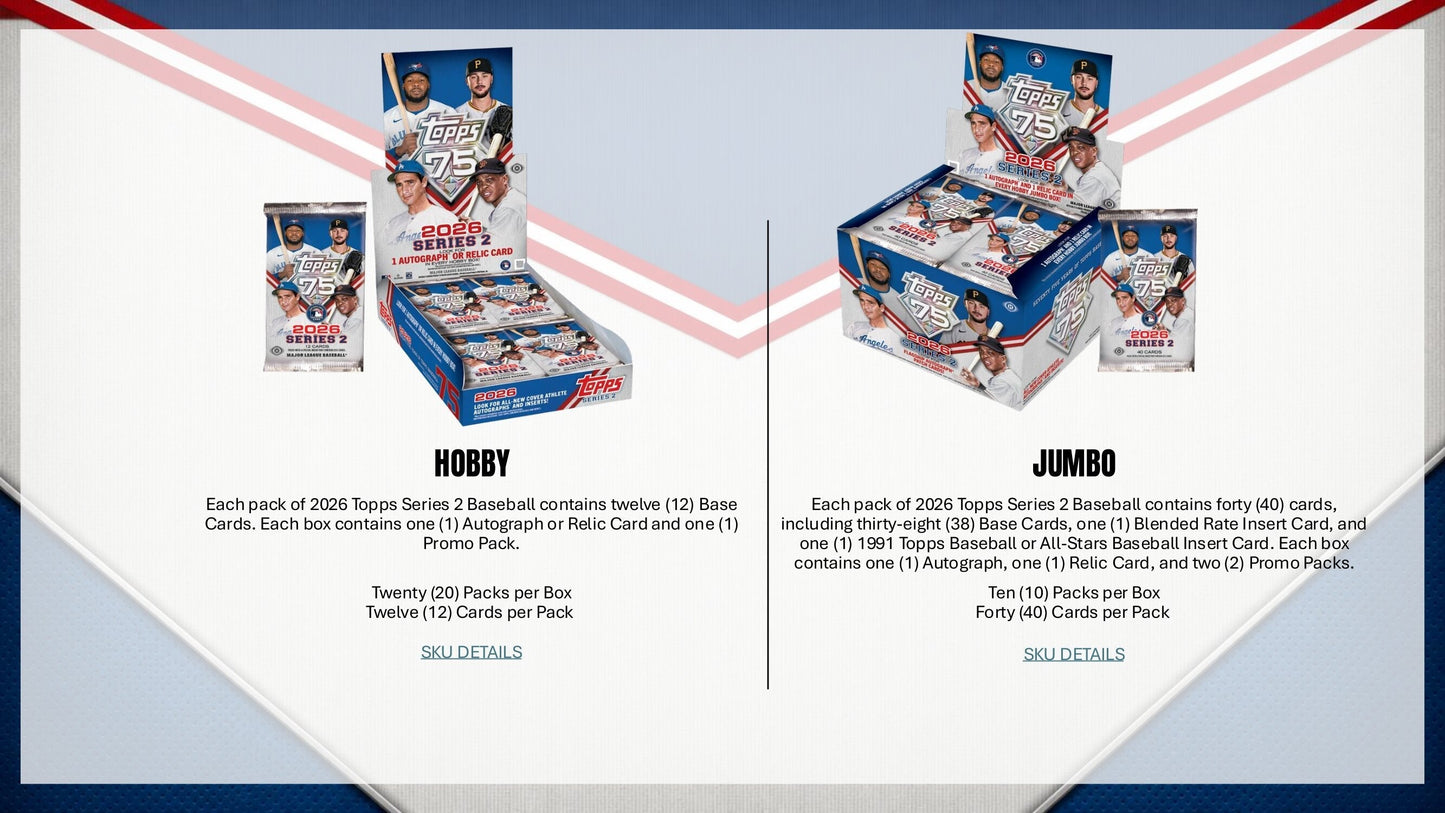 2026 Topps Series 2 Baseball Hobby Box