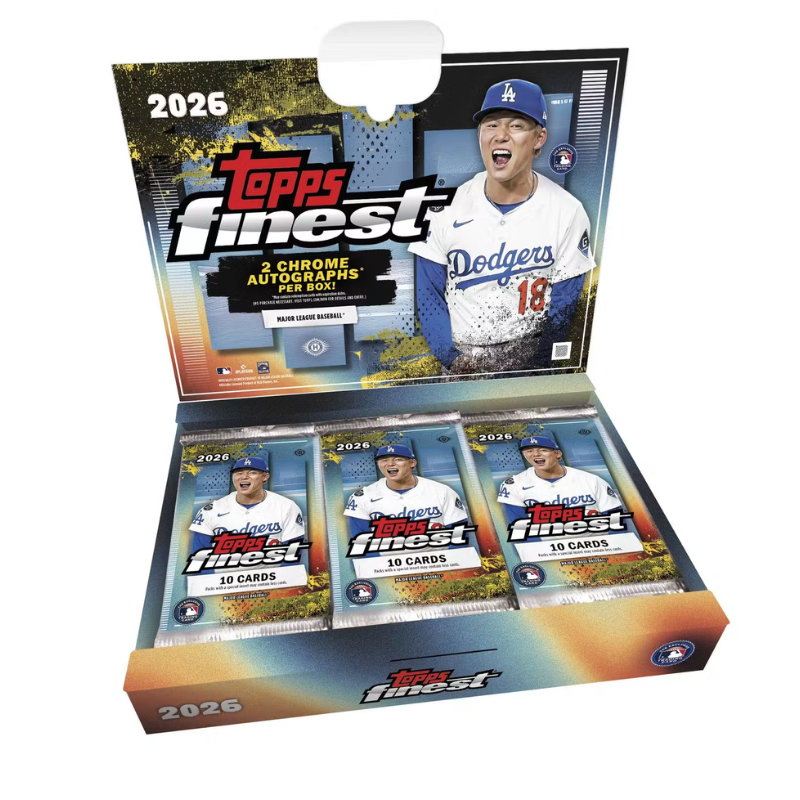 2026 Topps Finest Baseball Hobby 8 Box Case